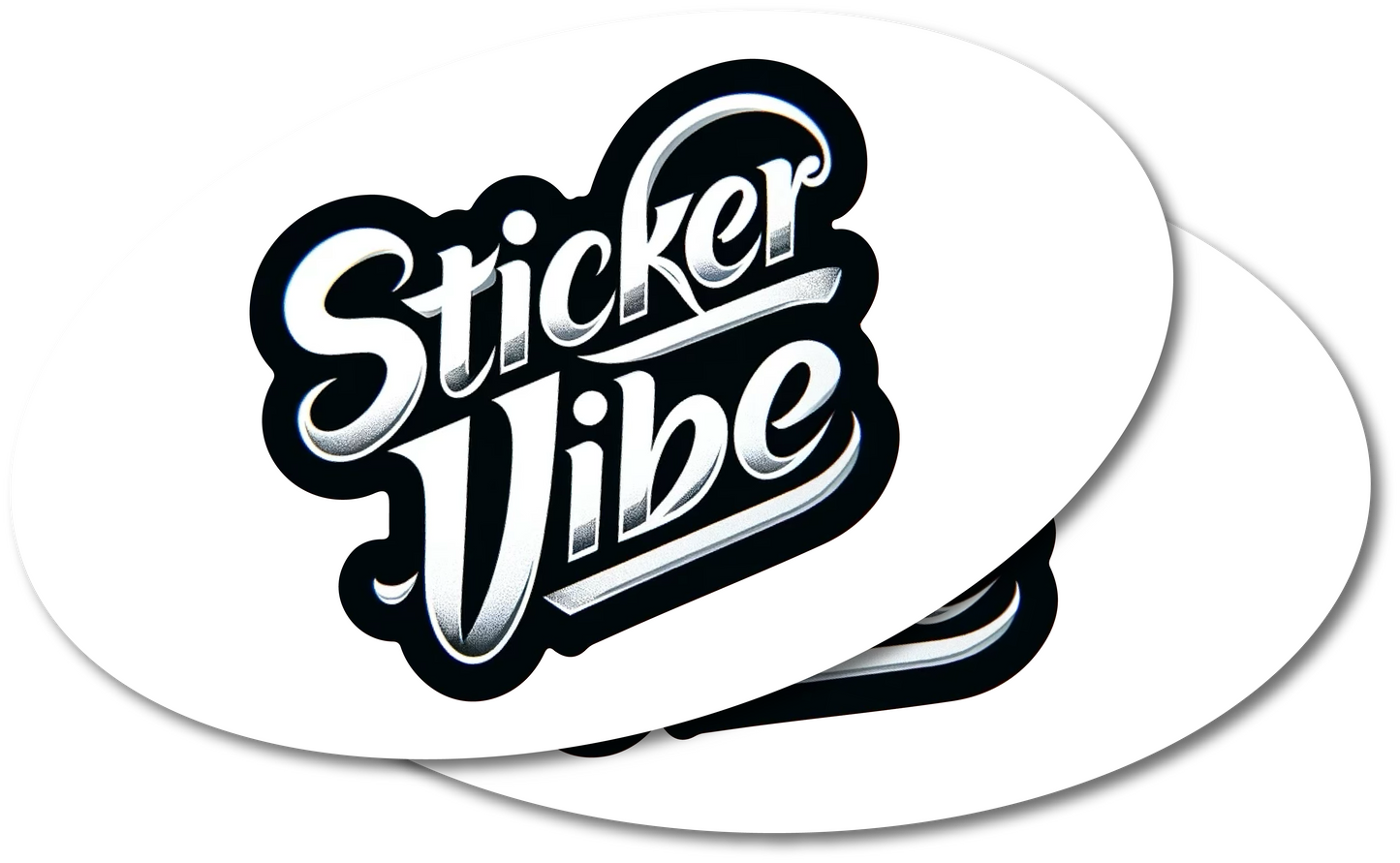 Oval Sticker